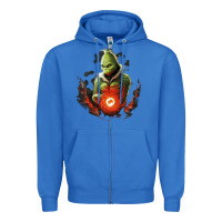 True Royal Grinch Zipper Hoodie - Unal Design