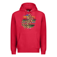 Cardinal serape leopard patch Premium Hoodie - AdoDesignShop