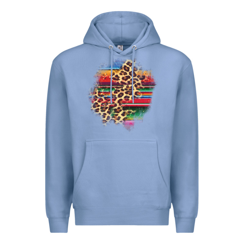 Serape Leopard Patch Premium Hoodie by AdoDesignShop | Teevron