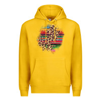 Lemon serape leopard patch Premium Hoodie - AdoDesignShop