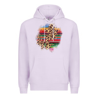 Lilac serape leopard patch Premium Hoodie - AdoDesignShop
