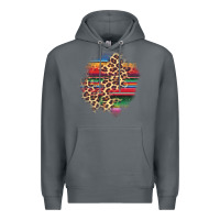 Rock serape leopard patch Premium Hoodie - AdoDesignShop