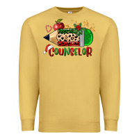 Antique Gold christmas counselor pencil Premium Sweatshirt - FaDigitalArtStudio