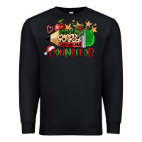 Black christmas counselor pencil Premium Sweatshirt - FaDigitalArtStudio