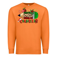 Carrot christmas counselor pencil Premium Sweatshirt - FaDigitalArtStudio