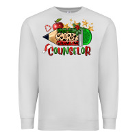 Dove Grey christmas counselor pencil Premium Sweatshirt - FaDigitalArtStudio