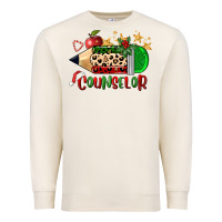 Sandshell christmas counselor pencil Premium Sweatshirt - FaDigitalArtStudio