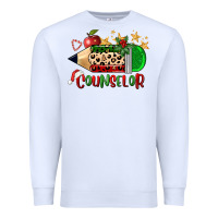 White christmas counselor pencil Premium Sweatshirt - FaDigitalArtStudio