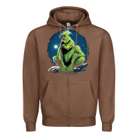 Chestnut Grinch Zipper Hoodie - Unal Design