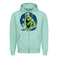 Seafoam Grinch Zipper Hoodie - Unal Design