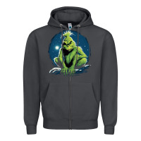 Smoke Grinch Zipper Hoodie - Unal Design