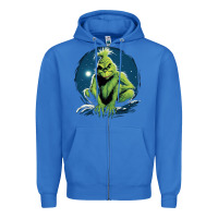 True Royal Grinch Zipper Hoodie - Unal Design