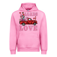 Fuchsia Pink loads of love truck Urban Hoodie - BarkalooDesign