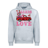 Heather Grey loads of love truck Urban Hoodie - BarkalooDesign