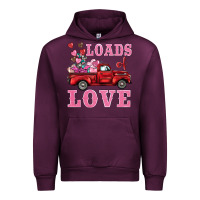 Mauve Wine loads of love truck Urban Hoodie - BarkalooDesign