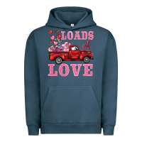 Pigment Midnight Navy loads of love truck Urban Hoodie - BarkalooDesign