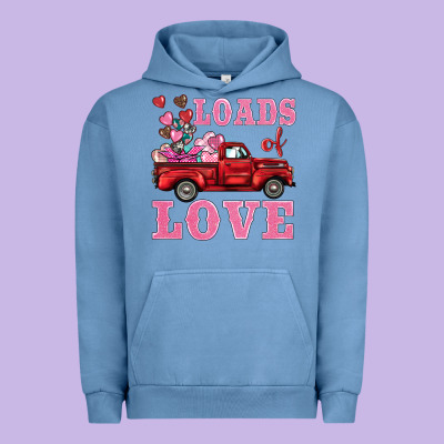 Loads Of Love Truck Urban Hoodie Designed By Barkaloodesign