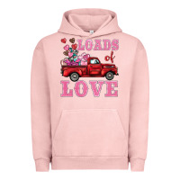 Pigment Salmon loads of love truck Urban Hoodie - BarkalooDesign