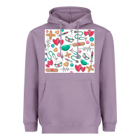 Lavender nurse Heavyweight Hoodie - Zillion Design Studio
