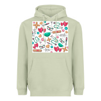 Matcha nurse Heavyweight Hoodie - Zillion Design Studio