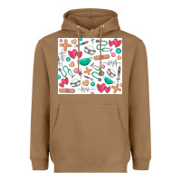 Toasted Coconut nurse Heavyweight Hoodie - Zillion Design Studio