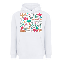 White nurse Heavyweight Hoodie - Zillion Design Studio