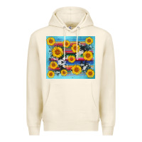 Tofu serape cowhide sunflower Premium Hoodie - AdoDesignShop