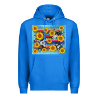 True Royal serape cowhide sunflower Premium Hoodie - AdoDesignShop