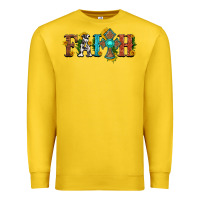 Lemon faith with cross and sunflower Premium Sweatshirt - HRA Design Shop