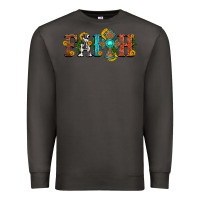 Smoke faith with cross and sunflower Premium Sweatshirt - HRA Design Shop