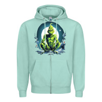 Seafoam Grinch Zipper Hoodie - Unal Design