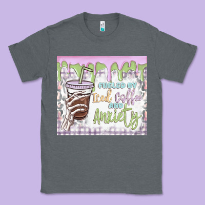 Classic Tee fueled by iced coffee and anxiety