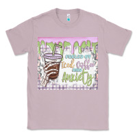Lilac fueled by iced coffee and anxiety Classic Tee - MaliasSmallBusiness