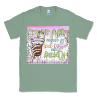 Sage fueled by iced coffee and anxiety Classic Tee - MaliasSmallBusiness