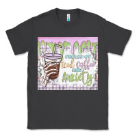 Smoke fueled by iced coffee and anxiety Classic Tee - MaliasSmallBusiness