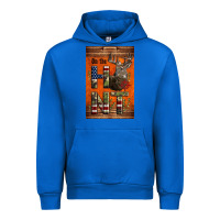 Cobalt Western On The Hunt Deer Urban Hoodie - LillyAllenDesigns