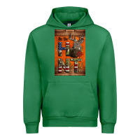 Emerald Western On The Hunt Deer Urban Hoodie - LillyAllenDesigns