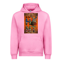 Fuchsia Pink Western On The Hunt Deer Urban Hoodie - LillyAllenDesigns