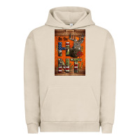 Pigment French Oak Western On The Hunt Deer Urban Hoodie - LillyAllenDesigns