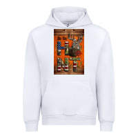 White Western On The Hunt Deer Urban Hoodie - LillyAllenDesigns
