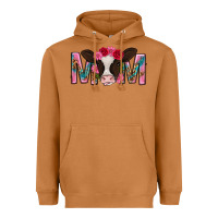 Mom With Cow Mothers Day Heavyweight Hoodie | Teevron