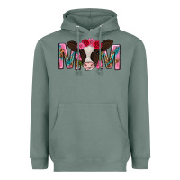 Sage mom with cow mothers day Heavyweight Hoodie - texasbilliewilder