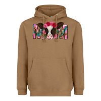 Toasted Coconut mom with cow mothers day Heavyweight Hoodie - texasbilliewilder