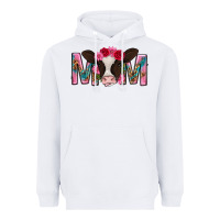 White mom with cow mothers day Heavyweight Hoodie - texasbilliewilder