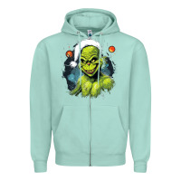 Seafoam Grinch Zipper Hoodie - Unal Design