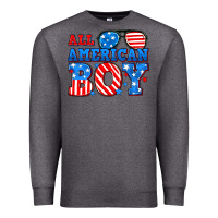 Charcoal Heather All American boy Premium Sweatshirt - Neo Western