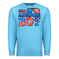 Ocean Blue All American boy Premium Sweatshirt - Neo Western