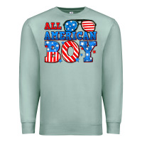 Seafoam All American boy Premium Sweatshirt - Neo Western