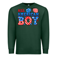 Sports Green All American boy Premium Sweatshirt - Neo Western