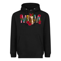 Black mom with horse mothers day Heavyweight Hoodie - texasbilliewilder